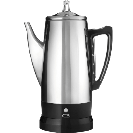 C3 Perkolator Original 12kp Köksmaskiner Unisex Silver