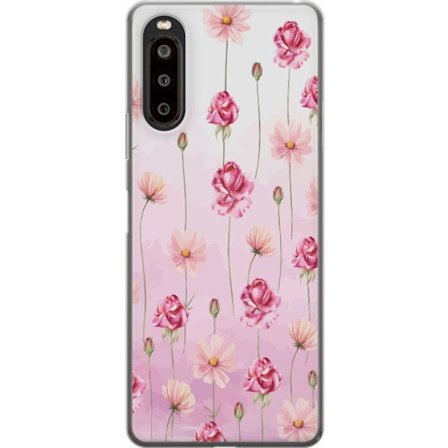 Kompatibel Mobilcover til Sony Xperia 10 II Rose Petal Whisper