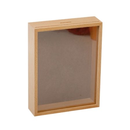 Spar penge til etui Foto-arrangør-boks Sparegris-sparedonation Kontant Billedopbevaring Ramme-display til etui wi