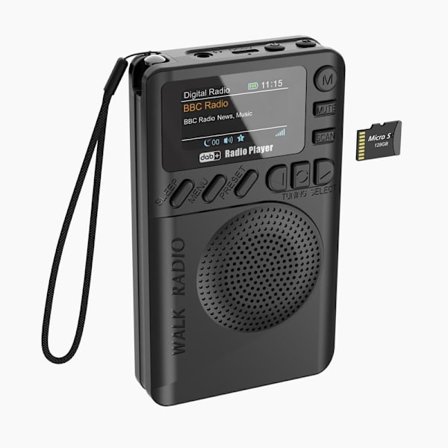 2025 Helt Ny Lomme Mini DAB/DAB+ Digitalradio-FM Radio-MP3-afspiller