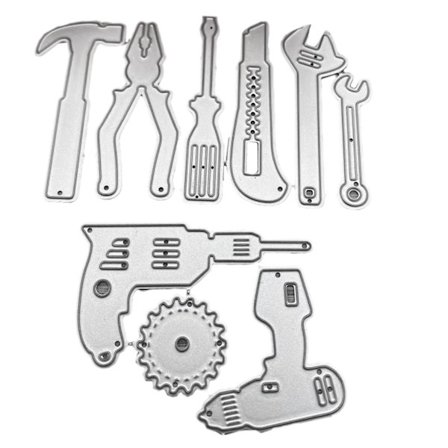 Reparationsværktøj Metalskærende Dies Stencil DIY Scrapbog Album Papirkort Skabelon