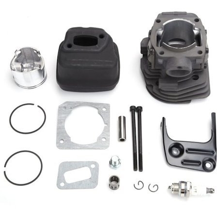 45mm Cylinder Kolv Ljuddämpare Set Trädgårdsverktyg Tillbehör Passar Jonsered CS2150 CS2152