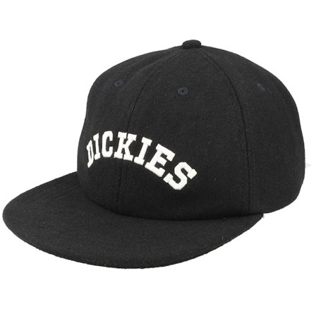 Dickies - Black - snapback - Cap - West Vale Cap Black Strapback - Hatstore
