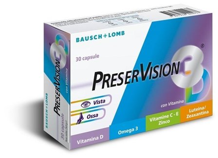 Preservision 3D 30 Capsule: Formula Avanzata Vista Sana