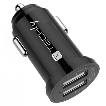 TECHLY Mini Car Charger 2 Usb-A
