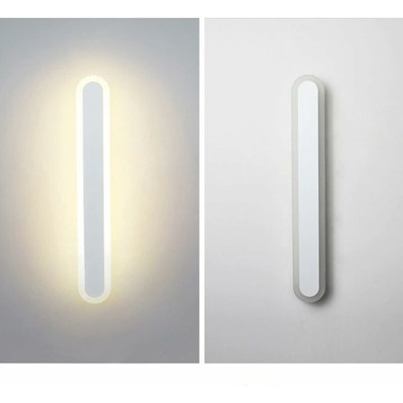 Pitkä akryyliseinävalaisin 26W LED-seinävalaisin Vedenpitävä lämmin valkoinen 3000K Seinävalaisin puutarhoihin, terasseille, makuuhuoneisiin, 