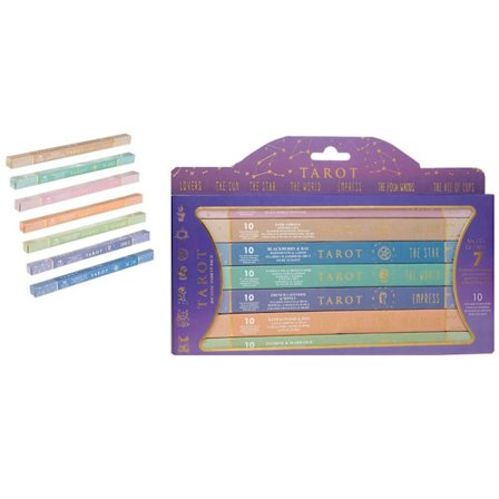 Exklusiv 7-Pack Tarot Rökelsestickor - Lovers - Empress - The Four Wands mm