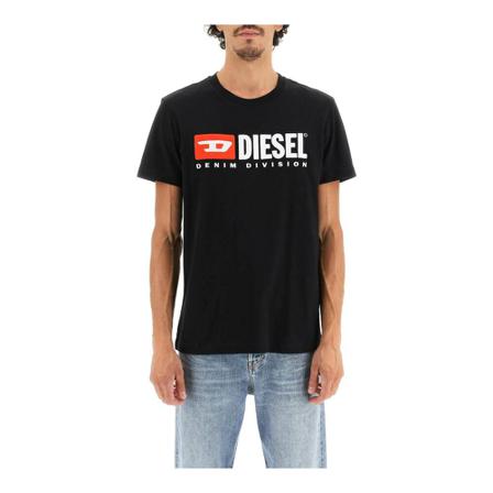Diesel fleece-logo t-shirt Sort, Herre T-shirts