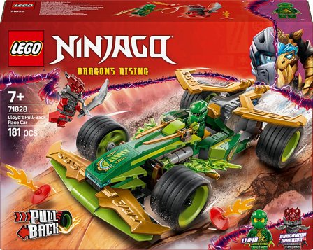 Lego Ninjago Lloyds Pull Back Racerbil 71828, Børn & Forældre, Motorik & Bevægelse, Klodser Og Stabletårne