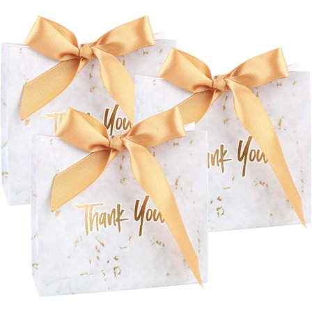 20 stk. Takk gaveposer Kreativ papirpose 11,5 x 4,5 x 10 cm Sm