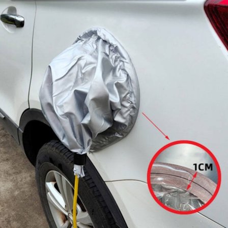 INF Magnetiskt Vattentätt Skydd för Laddningsuttag för Elbil Silver