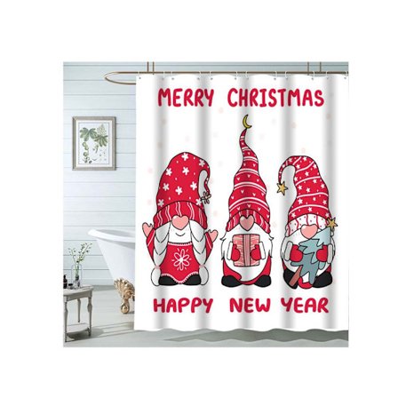 Jul Duschdraperi Praktiska Badrums Julartiklar Duschdraperi 180*180-SY06