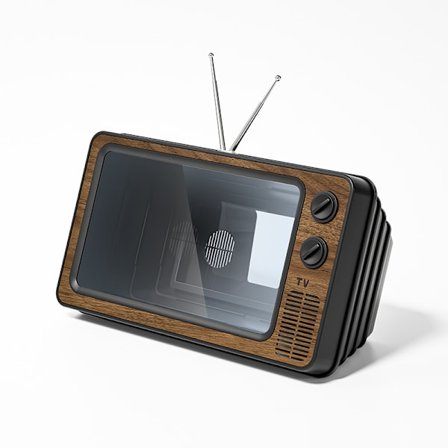 Mobiltelefon Skjermforstørrer 3D Video Forstørrer - Et Kreativt Retro TV Ornament for Å Se TV-Serier og Maratontitting