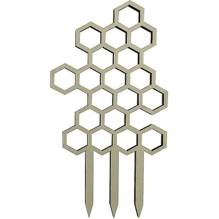 Klätterväxtstöd Krukväxt Stödram Trä Kruka Spaljé Blomma Grönsak Dekorativ Konsol ( 19 * 20cm)1st