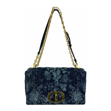 Dior Vintage, Pre-owned Shoulder Bags Blauw, Dames, Maat:ONE Size