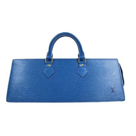 Louis Vuitton Vintage, Pre-owned Leather louis-vuitton-bags Blauw, Dames, Maat:ONE Size,leer