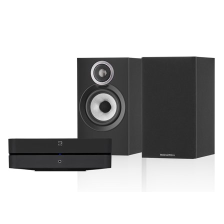 Bluesound POWERNODE N330 + Bowers & Wilkins 607 S3 Stereojärjestelmä televisiolle -