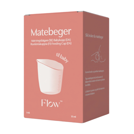 Flow Matebeger med skala, 3 stk.