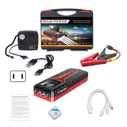 Bil Jump Starter Mångsidig Auto Power Bank 8000A batteriladdare för vägresor