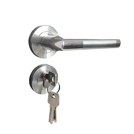 DWW-Kontor Lydløs Dørlås Hjem Soveværelse Universal Indendørs Værelsesdør Lås LUK