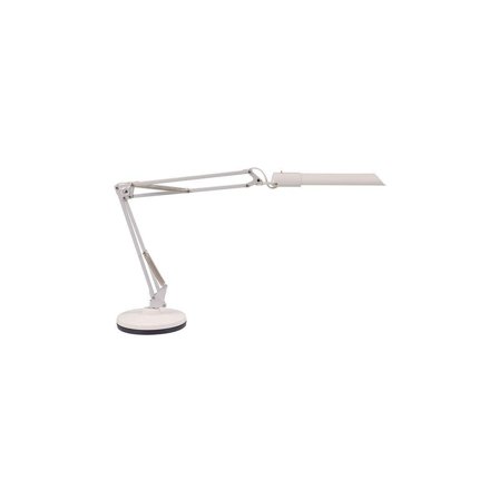 UNILUX Lampa Swingo LED Vit - Lyreco - Kontorsmöbler och inredning - Lampor och belysning - Skrivbordslampor