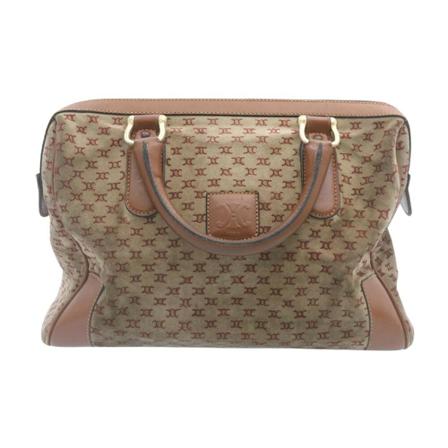 Celine Vintage, Pre-evening Suede Shoulder Bags Bruin, Dames, Maat:ONE Size,leer