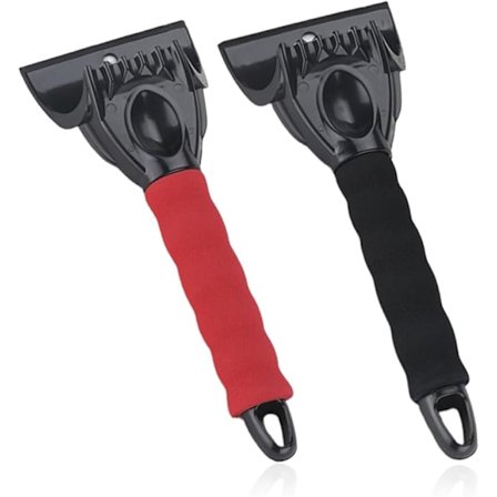 2 st Bil Vindrutsskrapa, Bil Isskrapa, Bil Vintertillbehör, Portabel