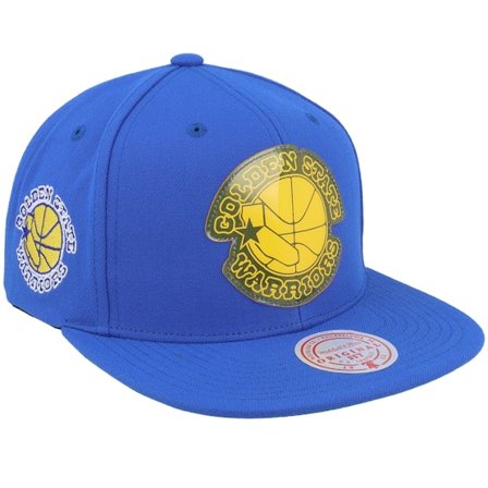 Mitchell & Ness - Azul snapback Gorra - Golden State Warriors Now You See Me Blue Snapback @ Hatstore