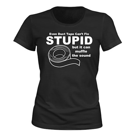 Cant Fix Stupid - T-SKJORTE - DAME