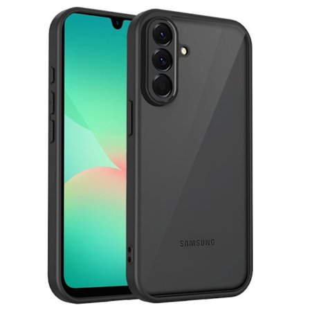 SAM Galaxy A17, Skin-Feel Cover, Mat Cover (Gennemsigtig Sort)