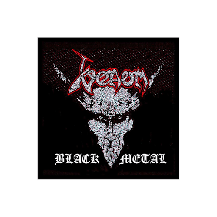 Venom Black Metal Standard Patch One Size Svart/Grå/Röd