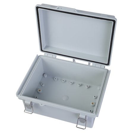 Luotettava ulkokotelo saranoidulla kannella, vedenpitävä sähkökotelo ABS