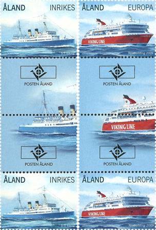 Åland 2009 - Skibe Viking - Gutterpair postfrisk