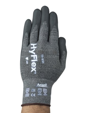 Ansell 11-531 Handske Skärskydd, Intercept/Nitril 7, Arbetskläder