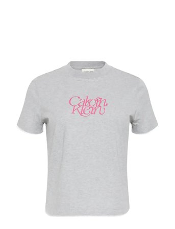 Calvin Klein Jeans | Ss Fitted Script Calvin Klein Te | S