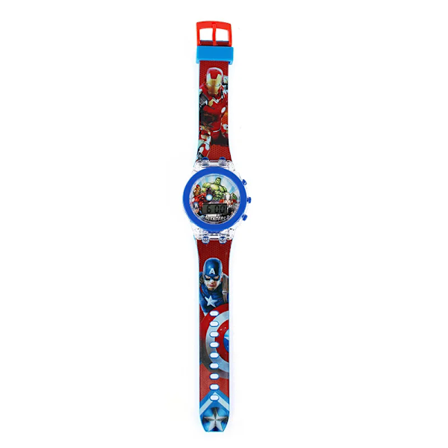 Blinkende Spiderman Børneure til Drenge Tegneseriehaj Mickey Børneure Pige Elev Urgaver Gratis Forsendelse FCZ no box
