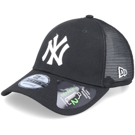 New Era - MLB Schwarz Trucker Cap - Hatstore Exclusive x New York Yankees Repreve Black Trucker @ Hatstore