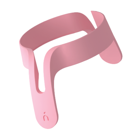 Nanobébé Løse håndtak til Flexy Silikontåteflaske Gen 2, Rosa, 2 stk.