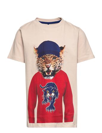 Tndeclan S_S Tee T-shirt Beige The New