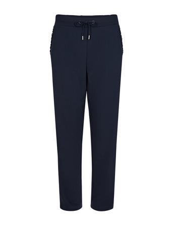 Sc-Siham Trousers Joggers Blå Soyaconcept*Betinget Tilbud