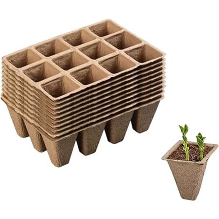 10 stk Biologisk nedbrytbare såpotter Voksende potter Nedbrytbare frøbøtter P