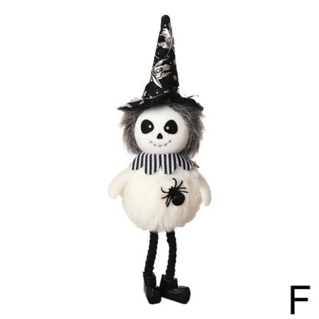 Halloween Häxa Plysch Docka Ängel Flicka Pumpa Dekorationer Hangin