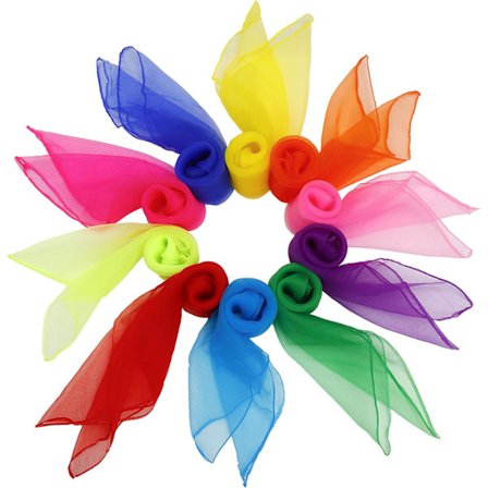 Tanssiliinat 20 kpl Värikkäät Neliön Muotoiset Jongleerausliinat