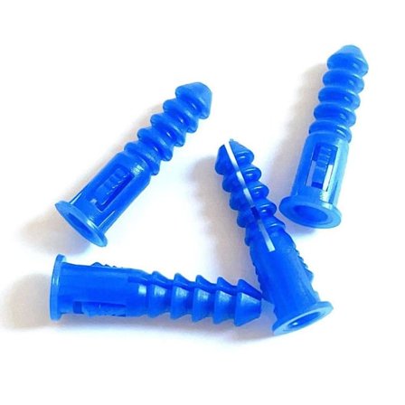 100 stk Plast Ankervegg Koniske Ankere Veggplugg