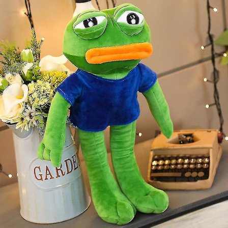 50-90cm Søt Pepe The Sad Plush 4chan Lekeutstoppede Dyr Dukker For Barn Elskelig