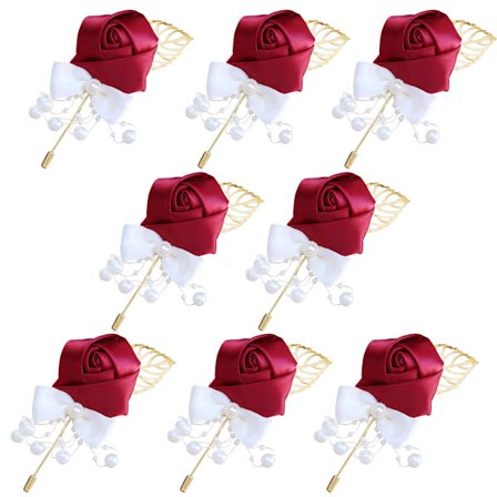 8 st bröllopsdekorationer flicka brudtärna corsage pro