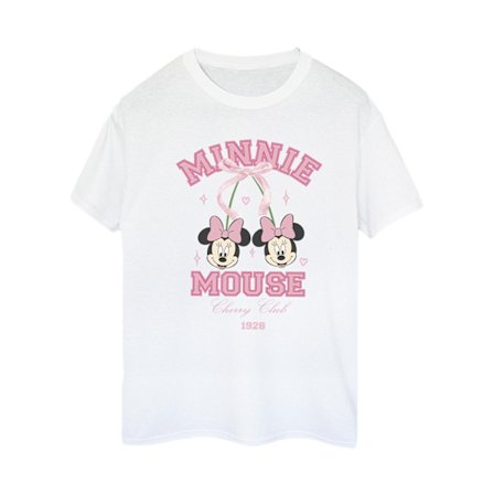 Disney Dam/Flickor Cherry Club Minnie Mouse Bomulls Boyfriend
