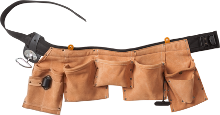 Fristads 9335 LTHR Verktygsbälte brun, Kläder