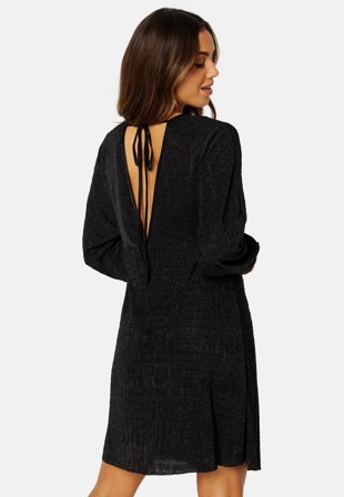 BUBBLEROOM Sonora Open Back Dress Black Klær