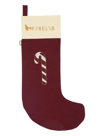 Fabelab Christmas Stocking Red - Red - ONE SIZE